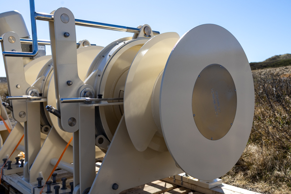 anchor handling winch marine