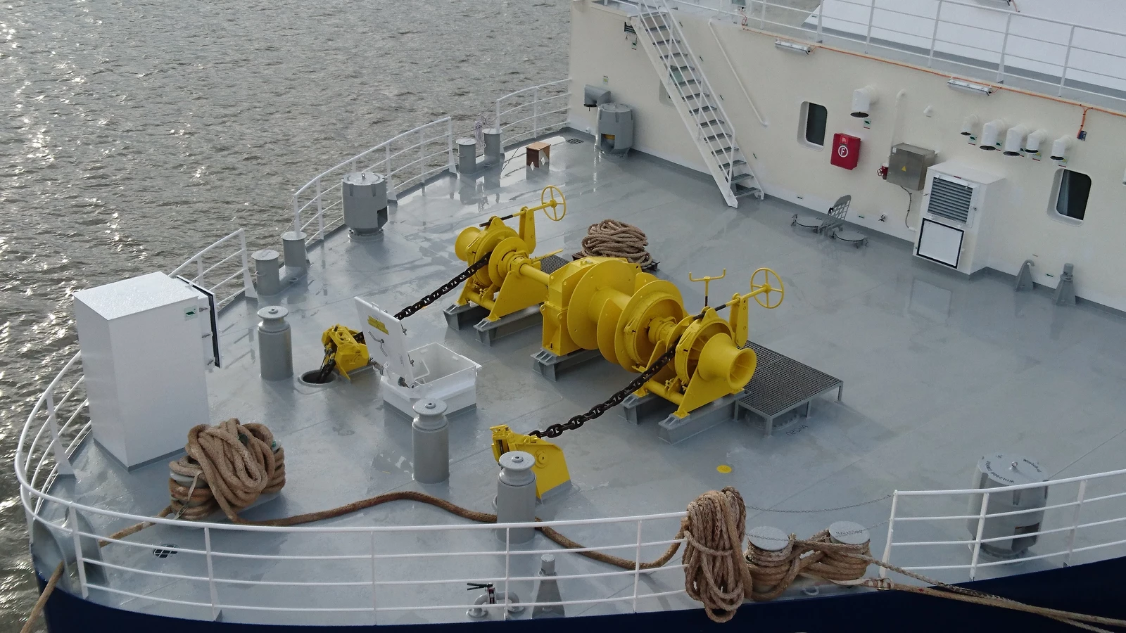 anchor handling winch marine