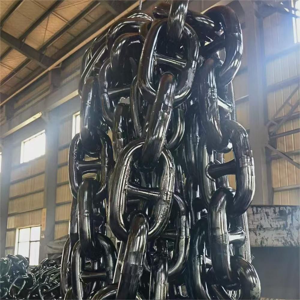 black painting anchor chain Marine Equipment