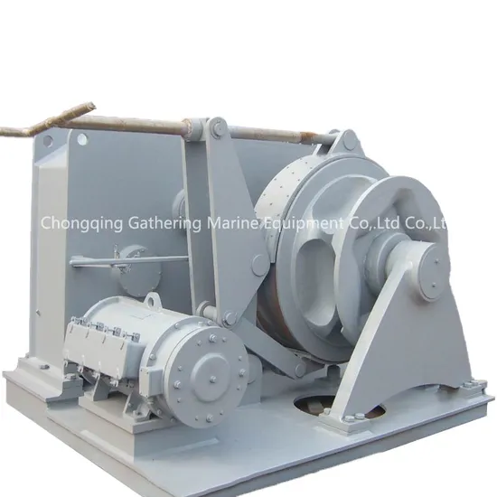 electric mooring winch marine