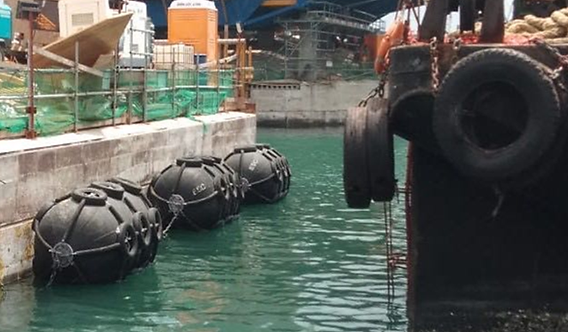 marine rubber fender marine