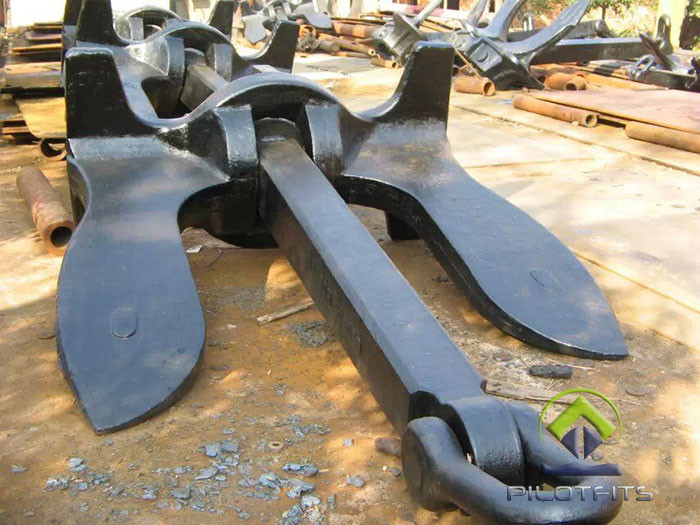 stockless anchor marine